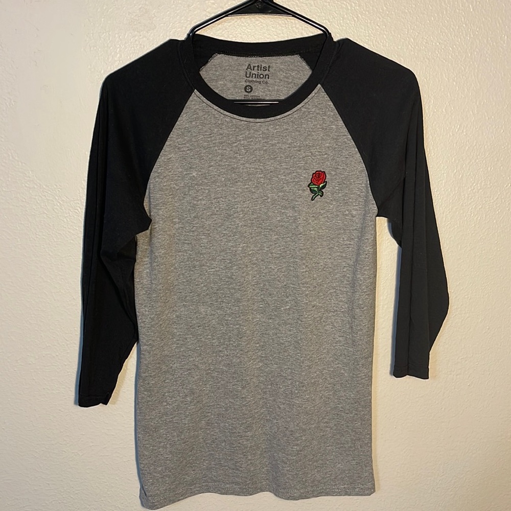 3/4 sleeve baseball tee
